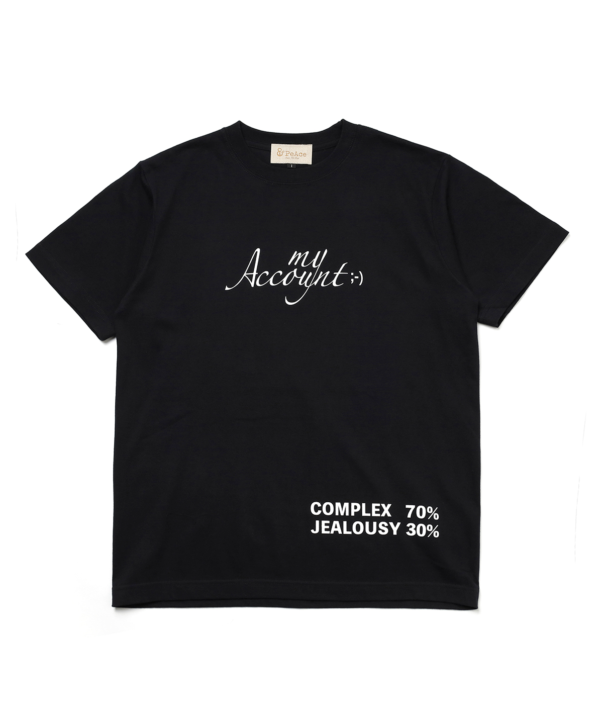 HALF SLEEVE TEE「 MY ACCOUNT」